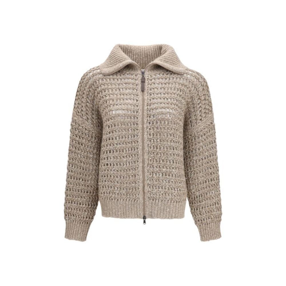 Brunello Cucinelli Women Cashmere Cardigan With Central Pocket